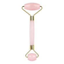 Load image into Gallery viewer, Rose Quartz Gemstone Facial Roller - 100% Natural Stone
