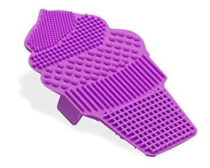 Silicone Brush Cleaning Pad (Ice Cream Cone)