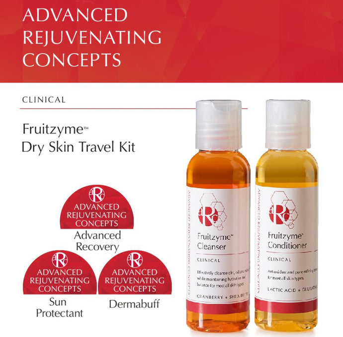 ARC Fruitzyme Dry Skin Travel Kit Starter Set
