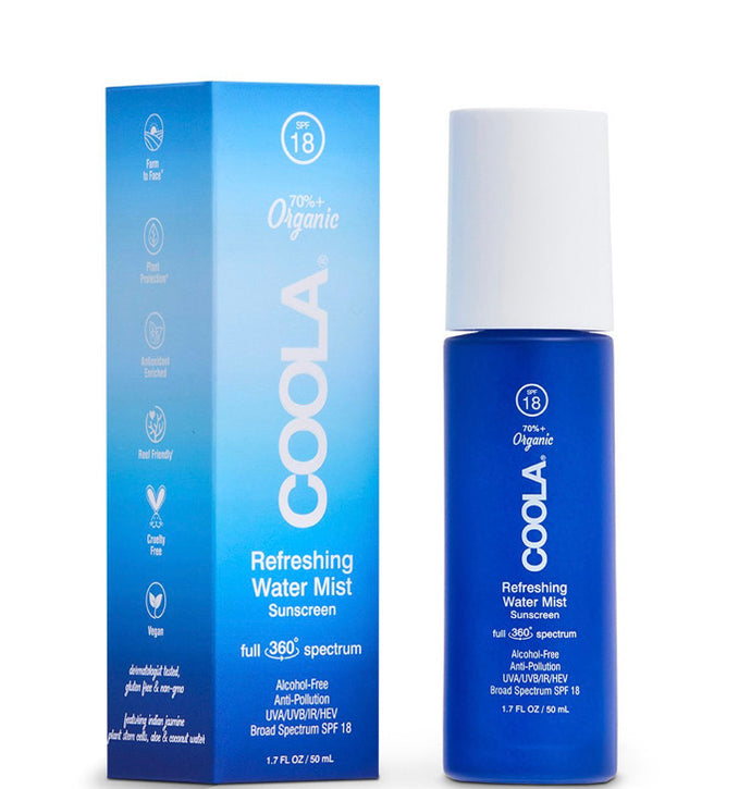 Coola Refreshing Water Mist Organic Face Sunscreen SPF 18