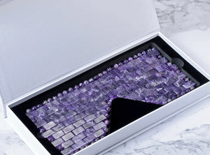 Gemstone Meditation Eye Mask - Amethyst or Jade